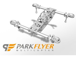 parkflyer 400 gt r c véhicules diydrones drone multicopter 3d print model - Mito3D