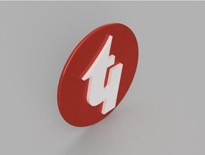 techno logotipo de la india signos y logotipos 3d print model - Mito3D