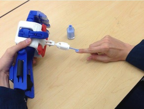 protez tırnak cilası tutucu mühendislik el çivi spu 3d print model - Mito3D