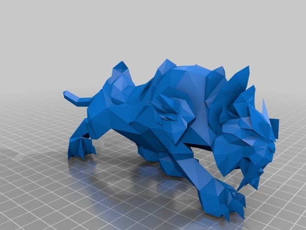 swift spectral tiger mondo di warcraft La stampa 3d tigre wow 3D print model - Mito3D