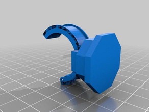 universal radius clamp diy hand prosthetic spu engineering 3d print model - Mito3D