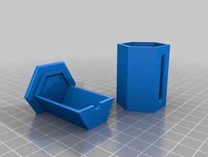 chip container containers customized 3d print model - Mito3D