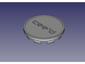 cap-cast disc r16 - automotive ceed kia 3d print model - Mito3D