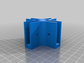 x bracket 9mm organization customized 3d print model - Mito3D