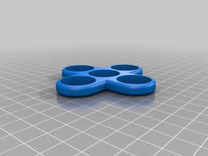 my customized parametric spinner fidget toy soft edges mechanical toys 3d print model - Mito3D