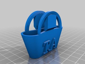 my customized barbie hand bag toy & game accessories 3d print model - Mito3D