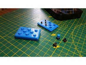 fidget clicker pad juegos y juguetes juguete dispositivo que haga ruido alivio del estrés 3d print model - Mito3D