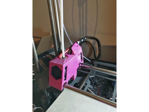 dagoma printing head v3 body+lock 3d printer parts discoeasy200 printhead 3d print model - Mito3D