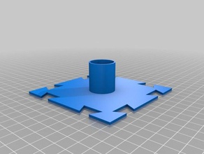 rotación de mini fig soporte para pintar herramientas del arte 3d print model - Mito3D