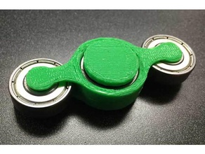 open-lobe 3-bearing fidget spinner toys & games fidget-toy hand spinners toy 3d print model - Mito3D