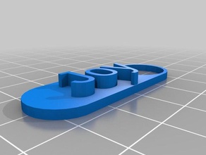 alegria de nome marca chaveiros personalizado 3d print model - Mito3D