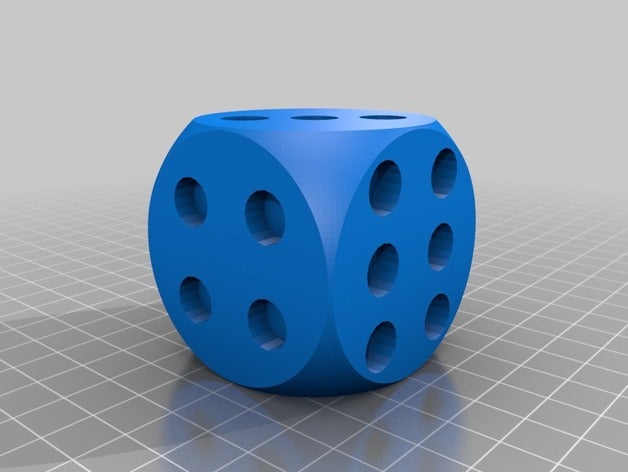 dado 3d-drucken 3D print model - Mito3D