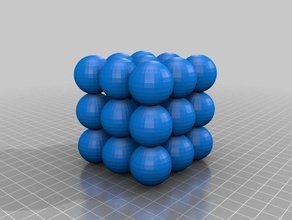 cubo bolas 3x3 3d-drucken 3d print model - Mito3D