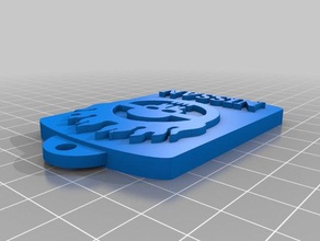 keychain nissan - mad max keychains 3d print model - Mito3D