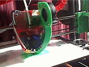 turbo ventilador de montaje conducto impresora 3d accesorios refrigeración el del turbofan 3d print model - Mito3D