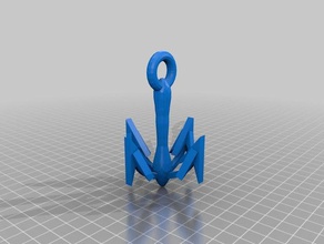 di ancoraggio segni e loghi anker 3d print model - Mito3D