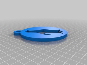 penguen kalıp kolye 3d baskı şablon 3d print model - Mito3D