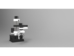 ambiente de trabalho do robô scara modelo robôs 3d print model - Mito3D