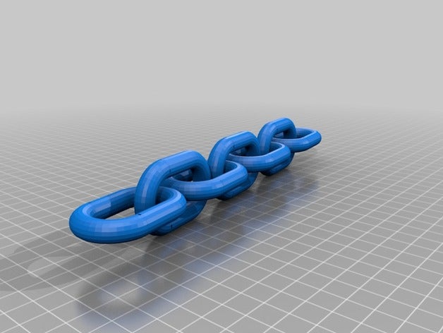 short massive chain 3D print model - Mito3D