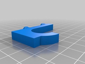 pegboard roundhook support 30 customized 3d print model - Mito3D