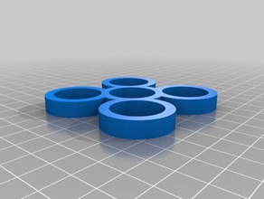fidget spinner v2 Spielzeug & game Zubehör 3d print model - Mito3D