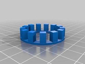 jamie - azul insertar juguetes mecánicos personalizado 3d print model - Mito3D