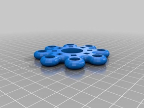 ace - orange spinner mechanische Spielzeuge kundengebundene 3d print model - Mito3D
