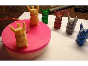pikachu dance floor toys & games 3d print model - Mito3D