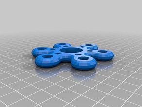 denzel - noir spinner jouets mécaniques personnalisé 3d print model - Mito3D
