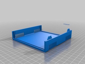 box125x125 50h vent bottom electronics customized 3d print model - Mito3D
