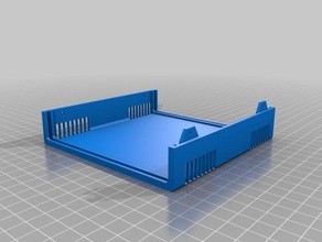 box125x125 50h vent bottom no text electronics customized 3d print model - Mito3D