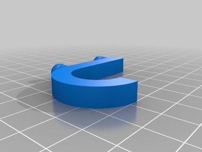pegboard round hook 30x50 customized 3d print model - Mito3D