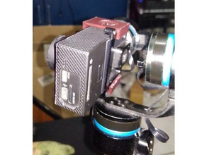 feiyu snap-on-gopro3-adapter Kamera 3d print model - Mito3D