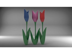 tulip lale herramientas del arte 3d print model - Mito3D