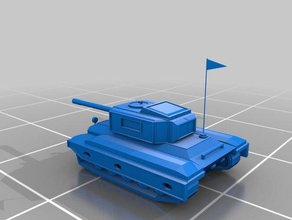 tank automotive 3d print model - Mito3D