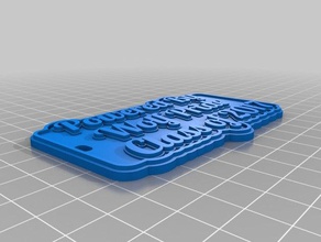 wolf pride keychains customized 3d print model - Mito3D