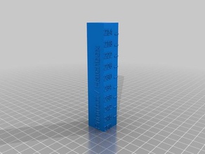 temp di calibrazione torre Stampa 3d prove su misura 3d print model - Mito3D