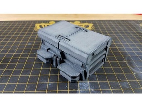 tank factory buildings & structures 40k epic wargaming terrain warhammer40k warhammer 3d print model - Mito3D