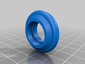 rueda de ranura en t partes 3d print model - Mito3D