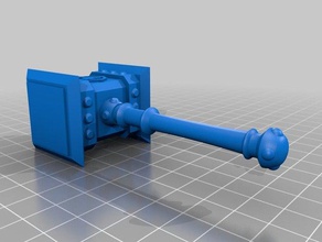 doomhammer sculture mondo di warcraft wow 3d print model - Mito3D