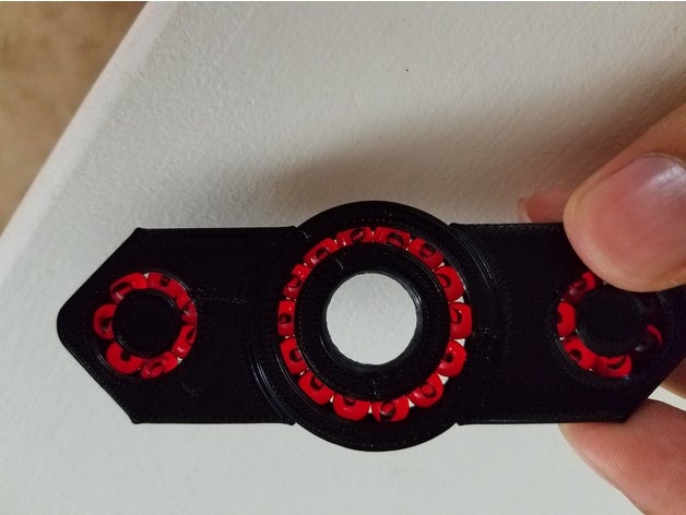 spinnger - 3d fidget finger spinner toys & games printed 3D print model - Mito3D