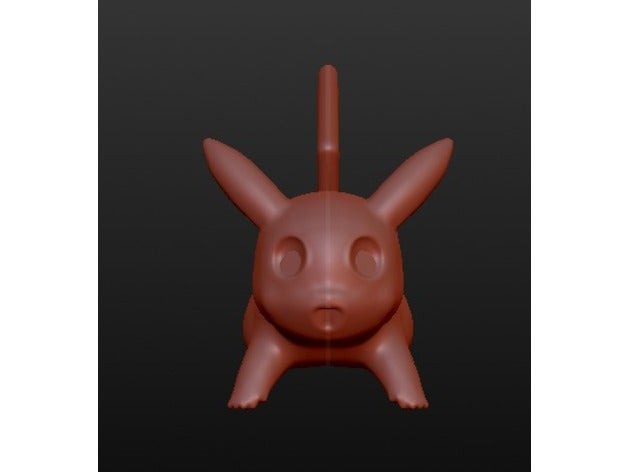 pikachu jouets & jeux pokemons pokemon chiffres 3D print model - Mito3D