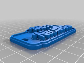 miss nicholls 2 llaveros personalizado 3d print model - Mito3D