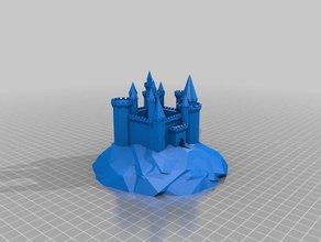 my customized grand castle generator buildings & structures 3d print model - Mito3D