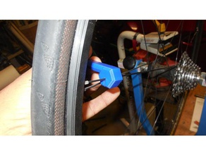 flach-Speichen-Halterung hand-Werkzeuge Fahrrad Fahrrad-Rad flach Sprach speichenspanner abdreh-Werkzeug 3d print model - Mito3D
