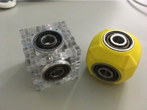 láser de corte fidget cubo juegos y juguetes mano spinner juguete la lasercut 3d print model - Mito3D