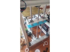 d-bot rock solid bed 3d printer parts z carriage z-carriage 3d print model - Mito3D