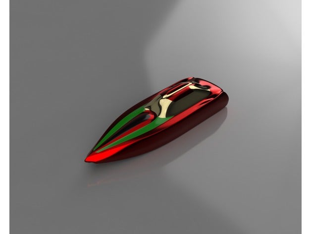 speed boat 3D print model - Mito3D