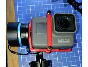 camone tec yerçekimi spor gimbal yüksek hero5 monte edin kamera acme bir cam tbp goprohero5 Dağı handgimbal 3d print model - Mito3D