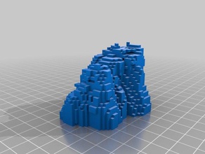 hill Aasfresser wargame Spielzeug & game Zubehör 3d wargaming der Miniatur miniaturen Bühnenbild voxel terrain 3d print model - Mito3D